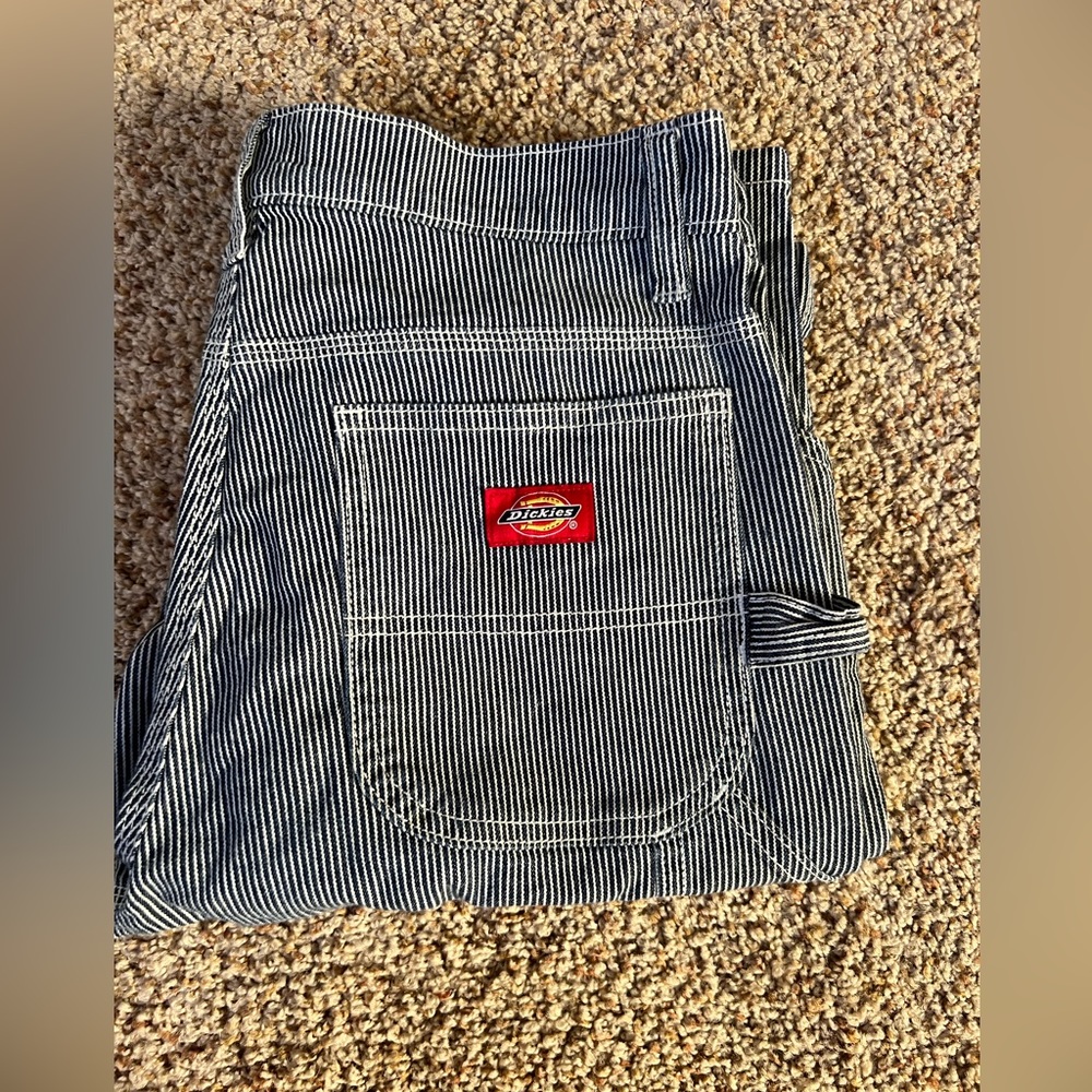 Dickies hickory striped carpenter pants